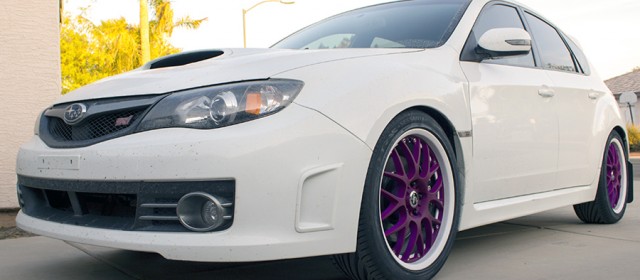 Long Island Plasti-Dip Rims Blaze Purple